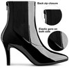 Allegra K Women's Back Zip Stiletto High Heels Ankle Boots - image 3 of 4