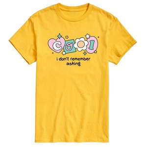 Men's - Instant Message - Cool I Dont Remember Asking Short Sleeve Graphic T-Shirt - 1 of 4