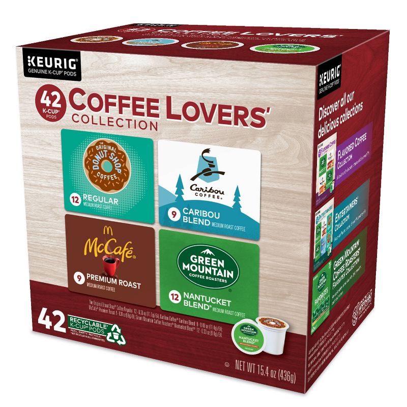 Keurig Coffee Lovers&#39; Collection Keurig K-Cup Coffee Pods Variety Pack Medium Roast - 42ct, 6 of 10