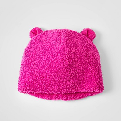 Girls' Fleece Hat - Cat & Jack™ Pink