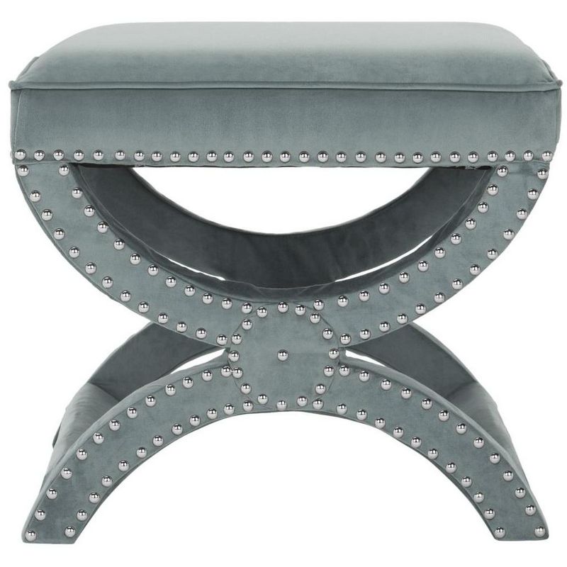 Mystic Ottoman with Silver Nail Heads  - Safavieh, 5 of 8