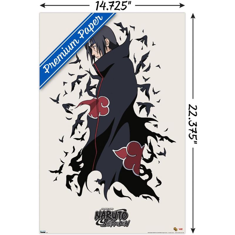Trends International Naruto - Itachi Unframed Wall Poster Prints, 3 of 7