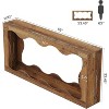 Tribesigns 63 Inches Farmhouse Console Table with Storage - 3 of 4