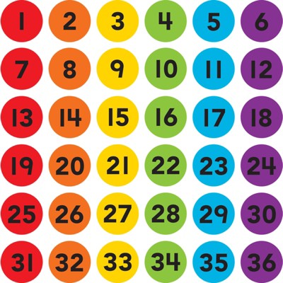 30-pack Of 5-inch Carpet Circles: Spot Markers For Classroom, Carpet  Sitting Dot Markers - 6 Colors