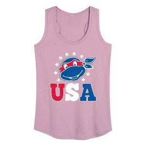 Women's - Teenage Mutant Ninja Turtles - USA Raphael Graphic Racerback Tank - 1 of 4