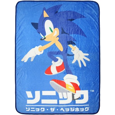 Coperta In Morbido Fleece Sonic The Hedgehog 114 X 152 Cm, Stile Warhol, Leggera
