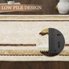 Thin Oriental Washable Rug for Bedroom, Non-Slip Stain Resistant Foldable Large Carpet Pet & Kids Friendly for Dining Room - 4 of 4