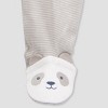 Carter's Just One You® Baby Boys' 3pc Long Sleeve Panta Feet Top & Bottom Set - Ivory - 4 of 4