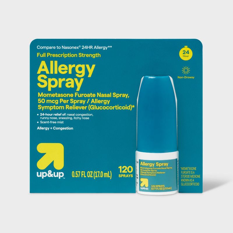 Mometasone Furoate Nasal Allergy Spray - 120 Sprays - up &#38; up&#8482;, 1 of 7