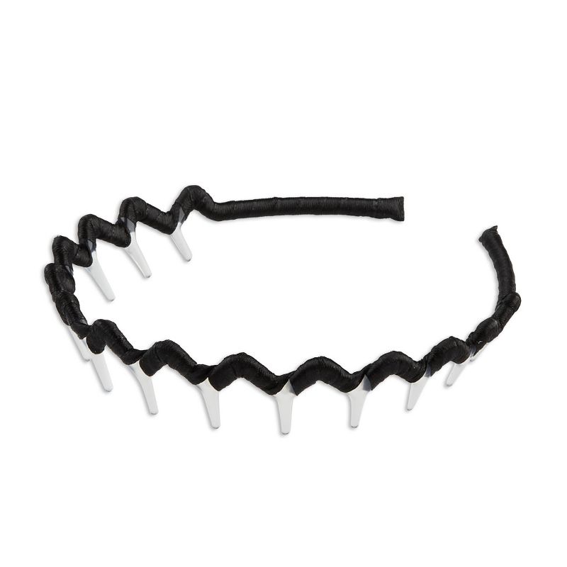 sc&#252;nci Fabric Covered Zigzag Headband - Black - All Hair, 4 of 8