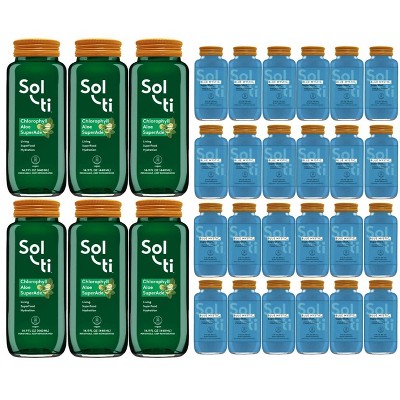 Sol-ti Chlorophyll Aloe SuperAde + BLUE MYSTIC SuperShots - 30ct