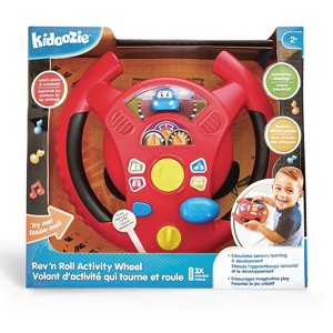 Kidoozie Rev 'N Learn Activity Wheel - Gear Up for Sensory & Learning Fun - Perfect for Your Little Driver Ages 2+ - 1 of 4
