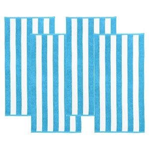 Isla Jade 4pk Cotton Cabana Beach Towels - 1 of 4