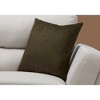 Monarch Specialties Pillows 18 X 18 Square Insert Included Decorative Throw Accent Sofa Couch Bedroom Polyester Hypoallergenic Green Modern - 2 of 4