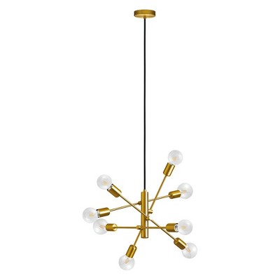 8-Light Gradoli Pendant Gold - EGLO