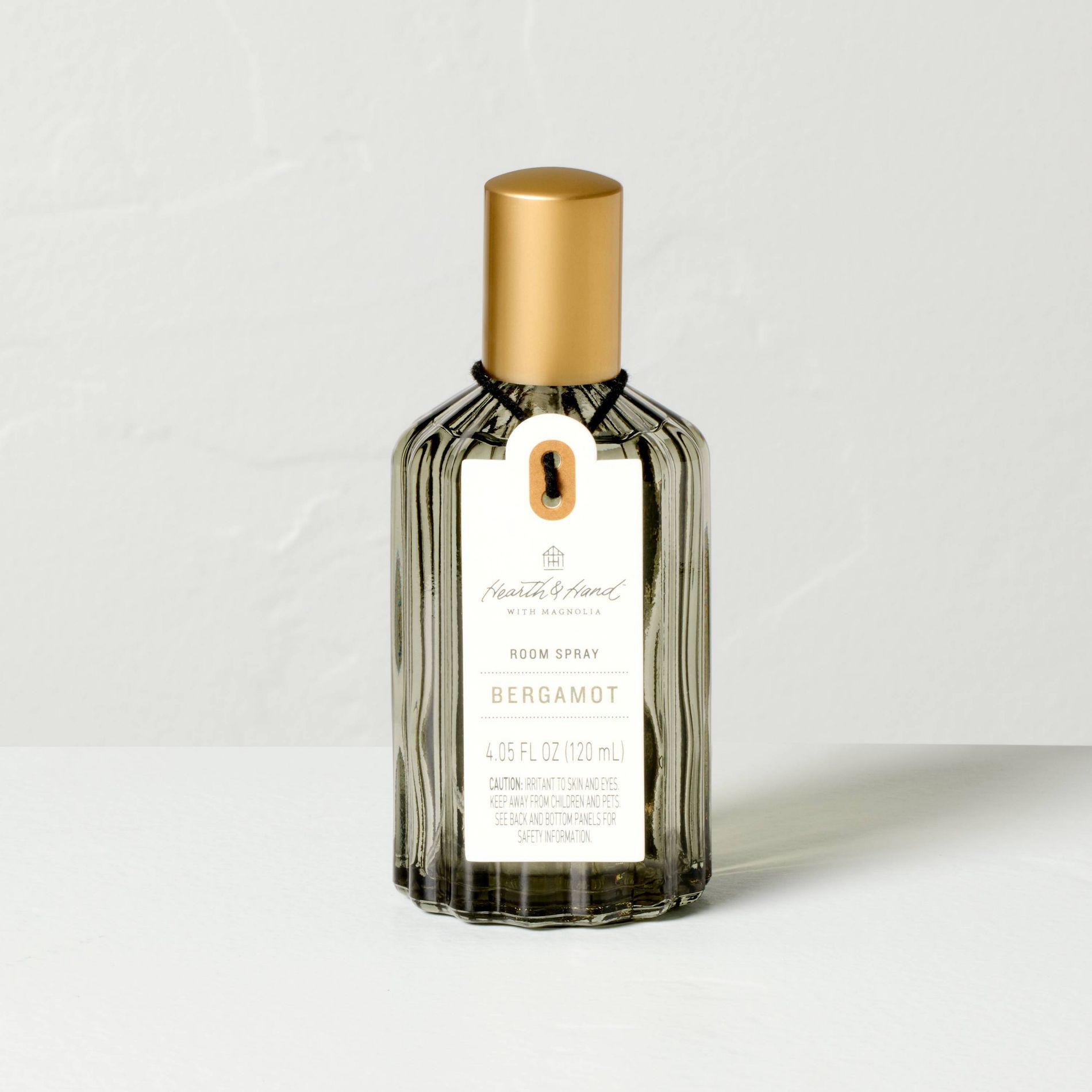 Ribbed Colored Glass Bergamot Room Spray 4.05 fl oz - Hearth & Hand™ with Magnolia