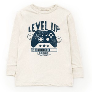 The Juniper Shop SmileyWorld Level Up School Youth Long Sleeve Tee - 1 of 4