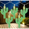 Northlight 10ct Battery Operated Cactus Summer LED String Lights Warm White - 4.5' Clear Wire - 2 of 4
