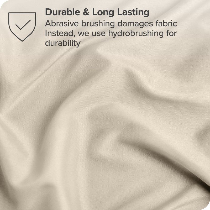 Double Brushed Duvet Set - Ultra-Soft, Easy Care by Bare Home, 3 of 11