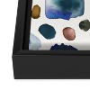 Ninola Design Watercolor Stains Blue Gold Art Canvas - Society6 - 4 of 4