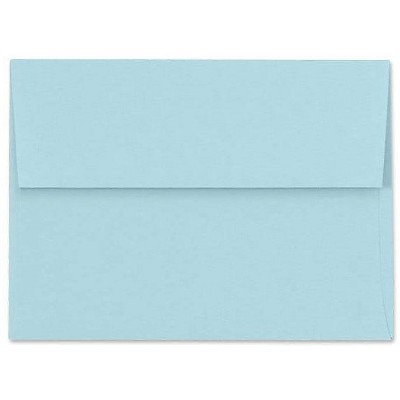 LUX A7 Invitation Envelopes 5 1/4 x 7 1/4 50/Box Pastel Blue SH4280-01-50