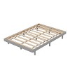 FURNIinspire Beds Modern Minimalist Full Size Bed Frame Floating Platform Bed, Bedroom Furniture, No Box Spring Needed, Grey, 77.6"*56.1"*10.4" - 2 of 4