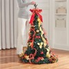 BrylaneHome 4.5 Ft Fully Decorated Pre-Lit Pop-Up Christmas Tree - 2 of 4