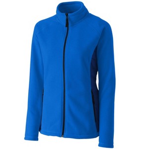 Clique Ladies' Summit Microfleece Hybrid Full Zip Jacket - 1 of 2