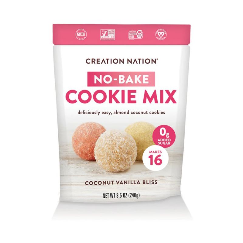 Creation Nation No Bake Coconut Vanilla Bliss Cookie Mix - Case of 6/8.5 oz, 2 of 5