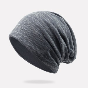 Anna-Kaci Women's Striped Slouchy Beanie - Soft & Stylish - 1 of 3