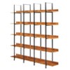 NicBex 5-Tier Bookshelf with Metal Frame,Open Storage Shelves with Industrial Style,Bookcase with MDF Board,Book shelf for Living Room&Office - 2 of 4