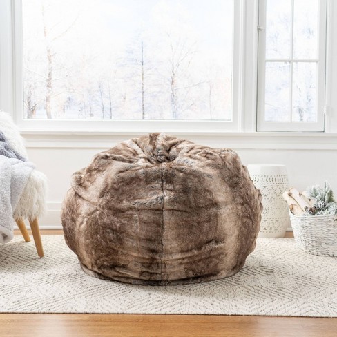 Monroe Bean Bag Gray Taupe - Christopher Knight Home : Target