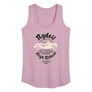 Women's - Grease - Rydell High School Auto Shop Graphic Racerback Tank - 1 of 4