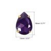 Unique Bargains Glass Craft Embellishments Flat Back Four Claws Teardrop Gems 20 Pcs - 2 of 4