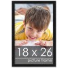 PosterPalooza | Minimalist Grey Picture Frame - UV Acrylic, Foam Board Backing, Hanging Hardware - 2 of 4