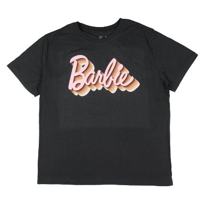 Barbie Women's symbolic Fashion Doll Logo Graphic Print Adult T-Shirt