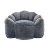 Lyngins Faux Fur Bean Bag Sofas with Pull Ring for Kids and Adults,Comfy Lazy Sofa Chairs with High-Density Foam for Living Room - 4 of 4