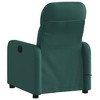 VidaXL Massage Recliner Chair Dark Green Fabric - 4 of 4