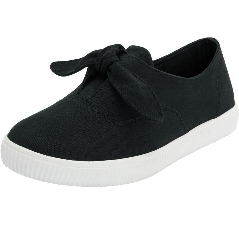 Женские кроссовки Comfortview The Anzani Canvas Slip On Sneaker - 8 M, Navy (Wide Widths Available)