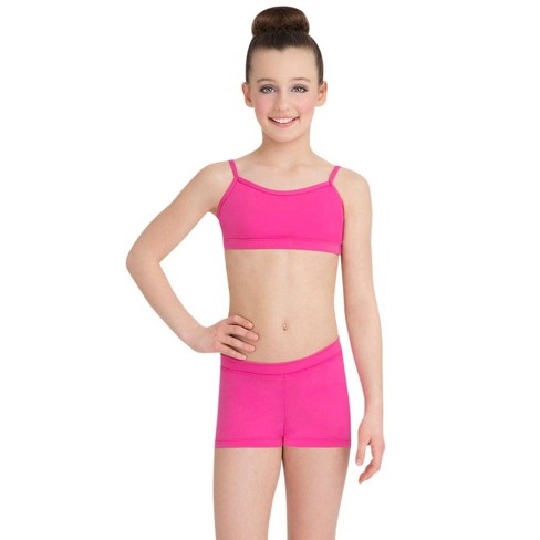 Capezio Hot Pink Team Basics Camisole Bra Top - Girls Small : Target