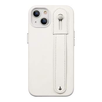 SaharaCase FingerGrip Series Case with Strap for Apple iPhone 13 and iPhone 14 White (CP00142)
