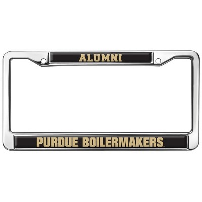 Purdue University Alumni Logo Full Size Standard License Plate Metal Frame
