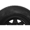 4.80x8 Trailer Tire & Wheel Assembly, Set of 2 - Load Range C 6PR, 4 Lug 4" Bolt Pattern, Black Steel Rim for Utility & Boat Trailers - 2 of 4