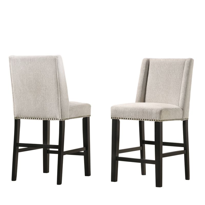 Set of 2 24" Laurant Upholstered Counter Height Barstools - Carolina Chair & Table, 1 of 7