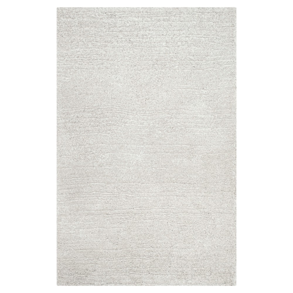 Ultimate Shag Rug - Silver/Ivory - (5'x8') - Safavieh