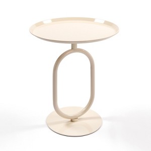NicBex 24" High Lantern Shaped Side Table Simple Coffee Table Modern End Table for Bederoom and Living Room - 1 of 4
