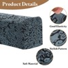 Unique Bargains Anti-Slip Stretch Jacquard Couch Arm Slipcovers 4 Pcs - 3 of 4