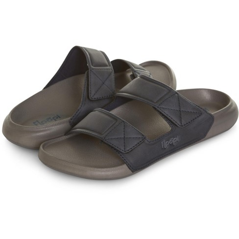 Men's Noah Adjustable Vegan Leather Slide Sandal,navy : Target