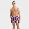 Men's Great American Summer Striped 7" Swim Trunks - Goodfellow & Co™ - 3 of 3