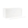 Kate & Laurel All Things Decor 30"x10"x14" Sartell Scallop Wall Cabinet White - 3 of 4